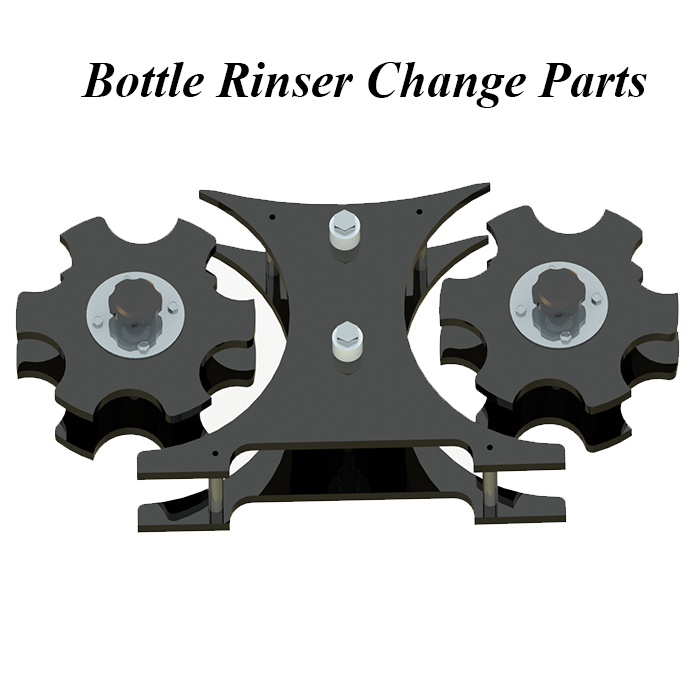 Rinser Star Wheels, Bottle Rinser Change Parts, Rinser feed Screws, Rinser Bottle Handling parts, Rinser Oem Parts