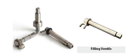 Filling Cam Shaft 240-33-07-528 0CAH 5AAH, Filler Shaft to Ball, Bottle Filling Machine Filler Cam Shaft