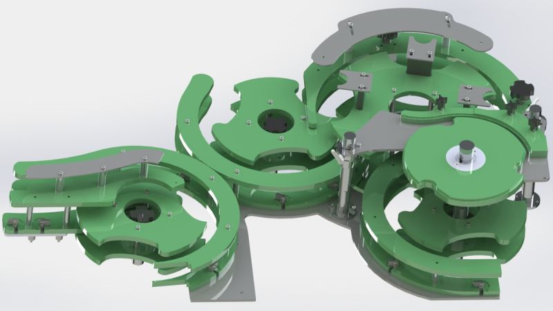 Quick Change Parts Star Wheels, Modification for Filler, Filling Machine Quick Change Systems, Filling machine Quick change modification