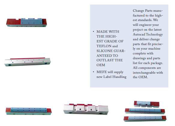 Labelling Suction Rail, Bottle Labeller Vacuum Cylinder Vacuum Pads, Labeler Gripper Cylinder Suction Rails, Labeller Suction Rails, Vacuum Gripper Pads